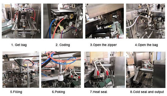 Premade Bag Rotary Multihead Weigher Packing Machine